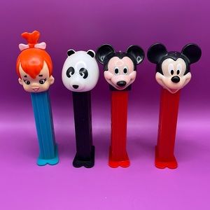 PEZ Lot Of Four Dispensers